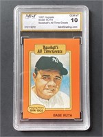 Babe Ruth Card Graded a 10