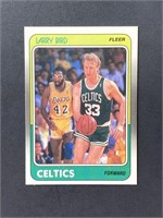 1988 Fleer Larry Bird Card #9