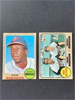 1968 Topps Frank & Brooks Robinson Card Lot