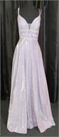 Clarisse 8008 Size 14 Shimmer Lilac