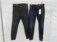 (2) Pr. Misc. Silver Jeans Sz.27x29