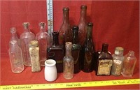 Assortment of old bottles-1 pyrex