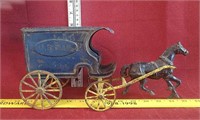 U.S. mail horse and wagon