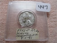 1942-P Jefferson Type Nickel - Wartime Silver