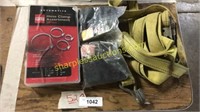 Auto hose clamp kit, ratchet straps