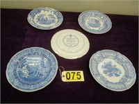 The Spode Blue Room Collection Plates