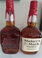 Makers Mark. commemorative Bottle Engraved 56th