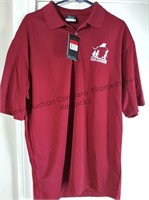 Burgundy Polo Shirt with Kosair Charities Logo