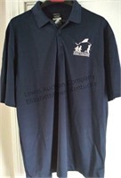 Navy Blue Polo with Kosair Charities Logo Size