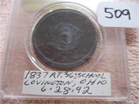 1837 Large Cent Young Head