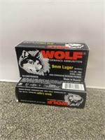 100 rounds Wolf 9mm Luger 115gr steel case