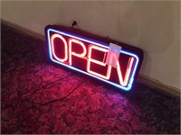 Neon "OPEN" Sign