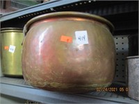 Copper Bucket w/Bail Handle