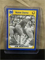 Rare Joe Montana College Notre Dame Card