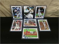 (7) 2020-21 Topps Baseball Cards