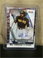 Fernando Tatis Jr. 2019 Bowman Rookie Autographed