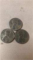 (3) Sterl Wheat Pennies #1