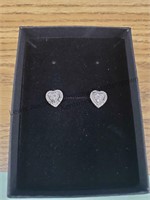 Diamond Heart Earrings. From Kay jewelers