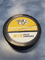 Nashville predators Hockey puck