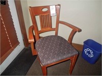 Wood & Fabric Chair