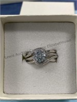 Kay Jeweler silver Diamond ring valued at $80