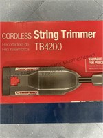 Troybilt Cordless String Trimmer TB4200