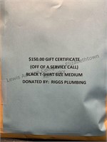 Riggs Plumbing $150 off service call and med