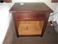 Solid wood nightstand, 27"W x19"D x 28½" High