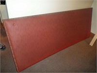 Kingsize wallmount fabric headboard c/w