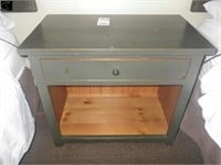Solid wood nightstand 32"W x 18" D x 28" H