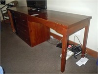 Solid Wood Desk/dresser unit, 89"L x 23" D