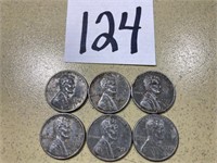 (6) Steel War Cents