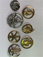 Vintage Lot of International Military Pins