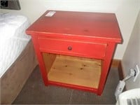 Solid wood nightstand, 27"W x18"D x 28" H