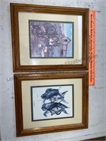 2 C.W. Vittitow prints nicely framed. Beck & Bob,
