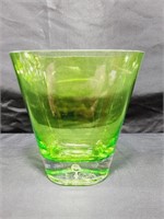 Green Glass Vase