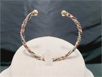 Sterling & Copper Twist Bracelet