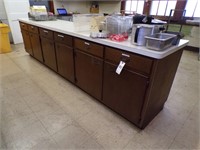 Island Counter and Cabinets