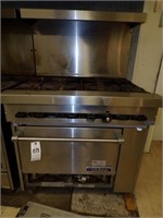 US Range 6 Burner Stove  Single Oven