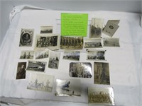 TRAY: 20 WWI CDN PHOTOS & POSTCARDS