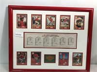 1985 Stl Cardinals NL Champs Framed Topps Cards
