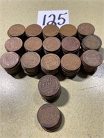 (165) Wheat Cents Various Dates