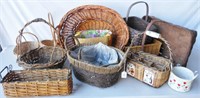 Misc. decorative baskets