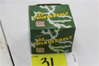 500 Rounds .22 Thunderbolt Shells