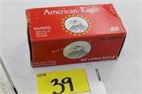 500 Rounds American Eagle .22 LR Shells