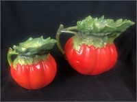 Royal Bayreuth Bavarian Porcelain Tomato Pitchers