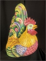 Handpainted French Porcelain Signed Rooster (1of2)