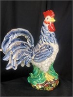 Colorful Porcelain 13-1/2" Rooster