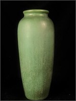 Hampshire Pottery Mottled Matte Green Vase Shape