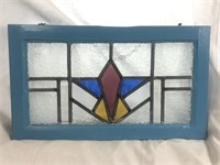 20th C. Vintage Arts & Crafts Stained Glass Window